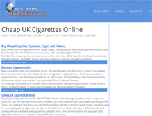 Tablet Screenshot of onlinebuycigarettes.com